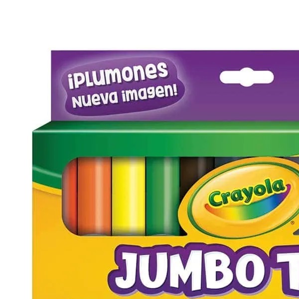 MARCADOR AGUA GRUESO ESTUCHE C12 PZAS LAVABLE CRAYOLA 580808